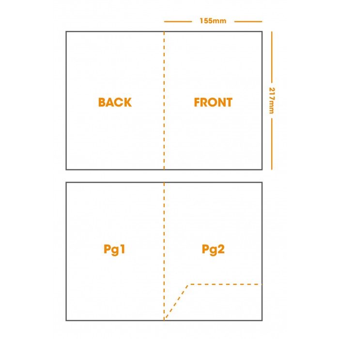 A5 Oversized Document Folder LAMINATED